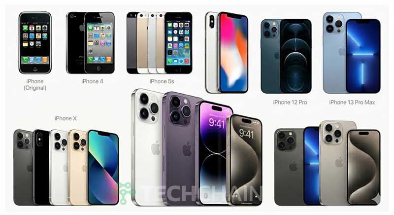 Menelusuri Jejak Evolusi Apple iPhone (2007 - Sekarang) 2 daftar model iphone