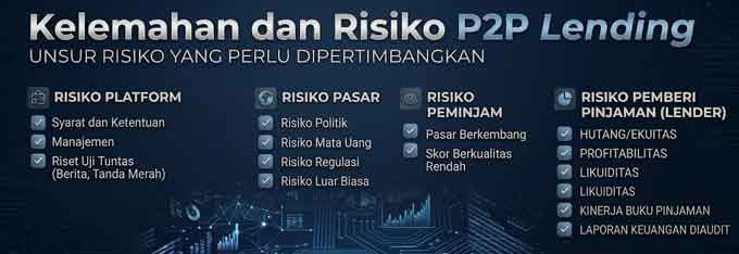 P2P Lending: Cara Kerja, Keuntungan, dan Mitigasi Risikonya 4 Kelemahan dan Risiko P2P Lending