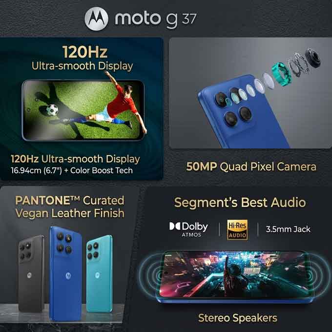 Motorola Moto G37: Full Review, Spesifikasi, dan Harga 2 Motorola Moto G37 - Full Spesifikasi dan Fitur