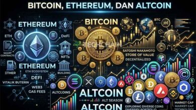 Peran Bitcoin, Ethereum, dan Altcoin dalam Ekosistem Cryptocurrency 6 Peran Bitcoin Ethereum Altcoin