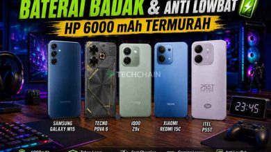 Termurah di 2026 HP Baterai 6000 mAh