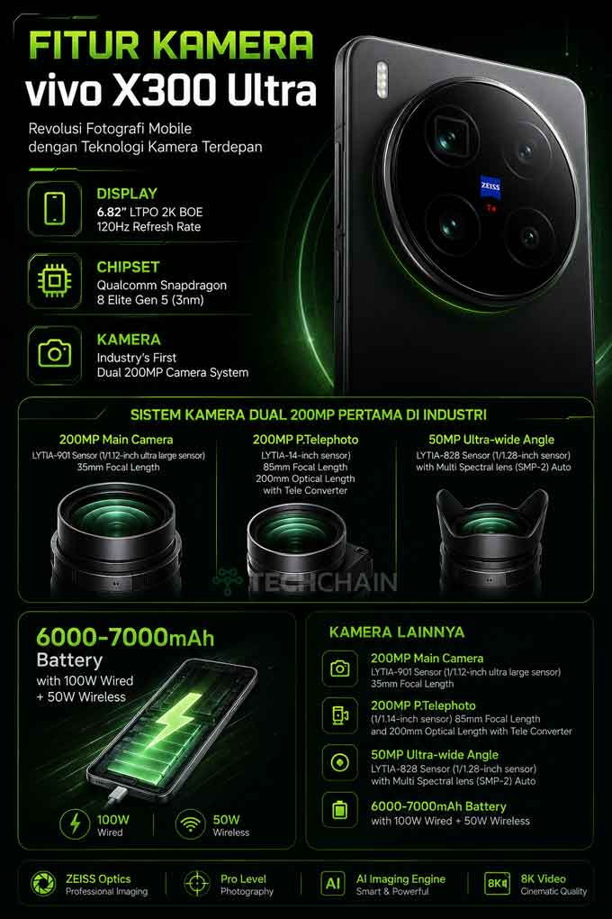 Vivo X300 Ultra - FItur Kamera