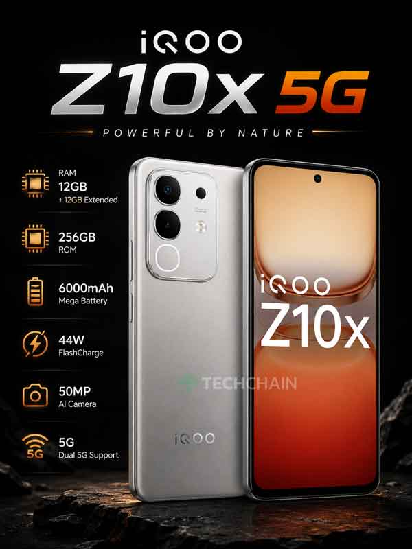 Mulai 2 Jutaan! 5 HP RAM 12GB Termurah dan Worth It 2026 6 iQOO Z10x - HP Ram 12GB