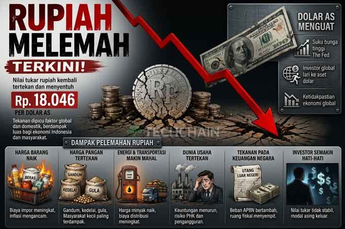 jika rupiah turun terus tanpa kendali
